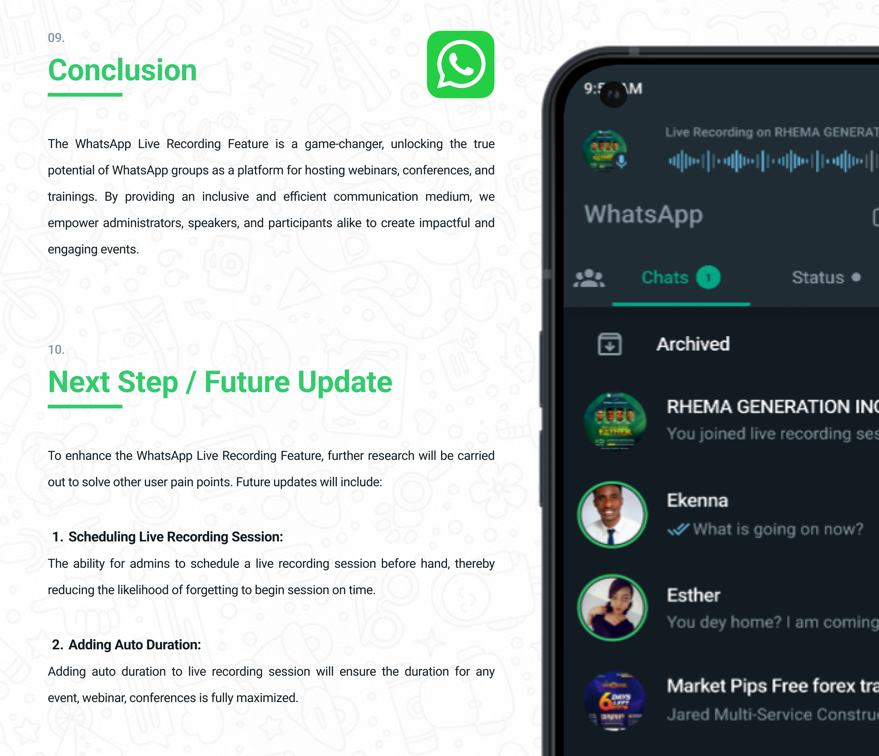 WhatsApp Live Recording Feature By Pee Sarhmy On Dribbble