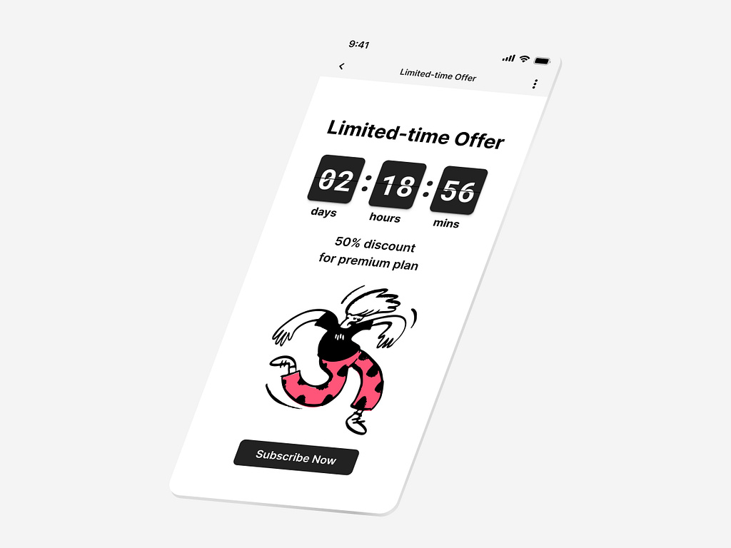 Countdown Timer by maki on Dribbble
