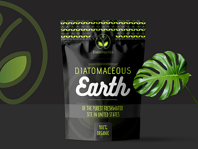 "Diatomaceous Earth" Pouch bag design label design packaging packaging design pouch design pouch packaging pouch packaging design supplement packaging
