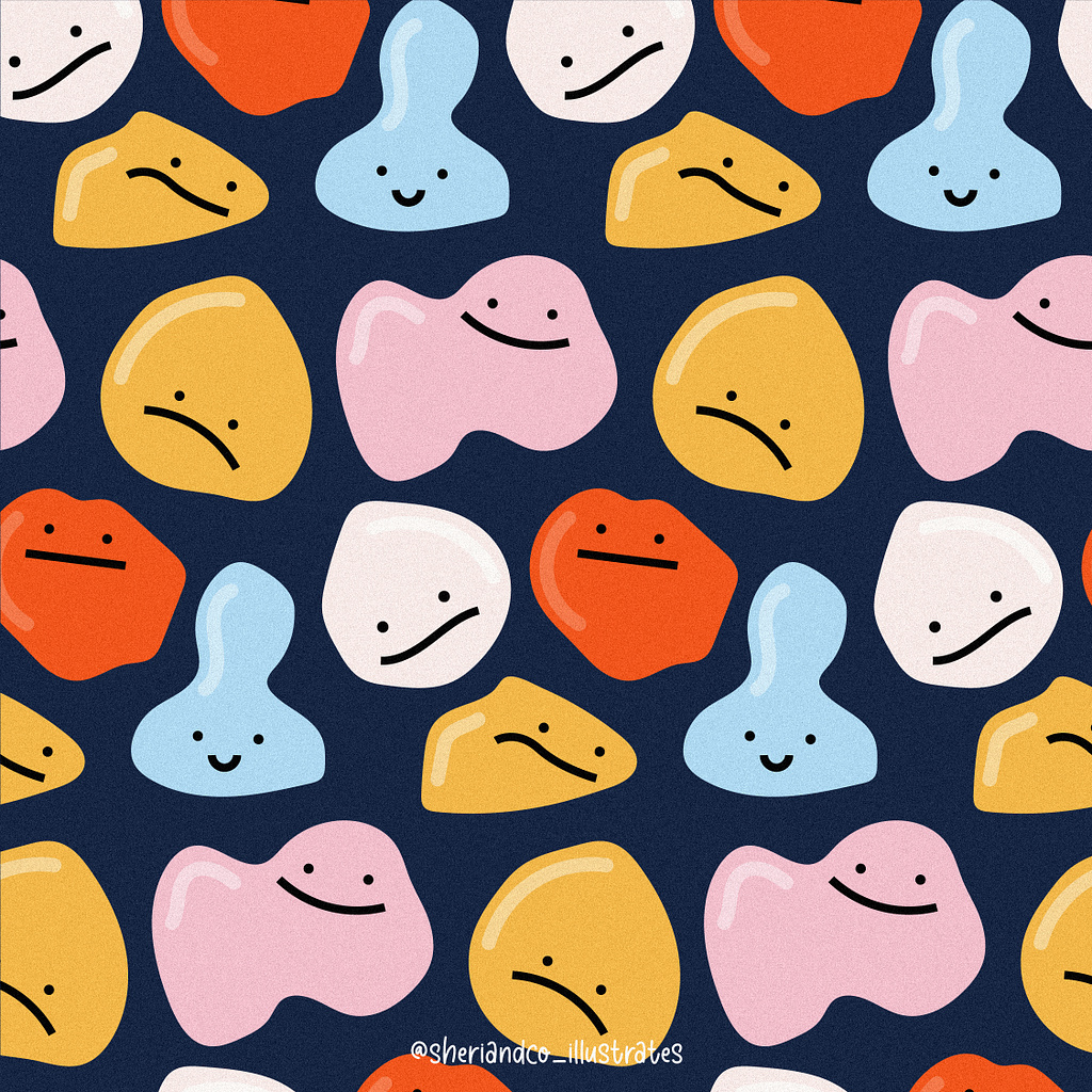 Blob Faces by Sheri & Co on Dribbble