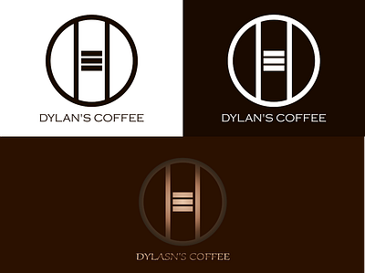 Daily Logo Challenge "DYLAN'S COFFEE" design logo