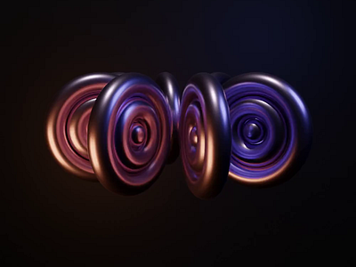 Loop N1-2 3d blender cycles illustration loop render web web design