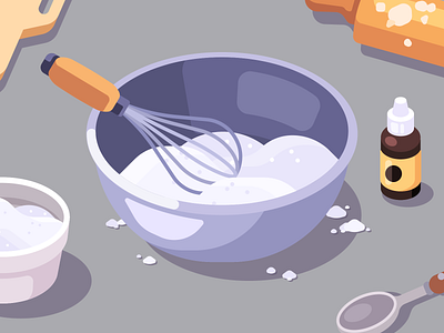 Flour design graphic design illustration vector