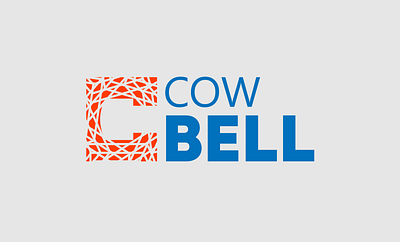 COW BELL logo design branding design graphic design illustration lo logo logo design vector wordmark