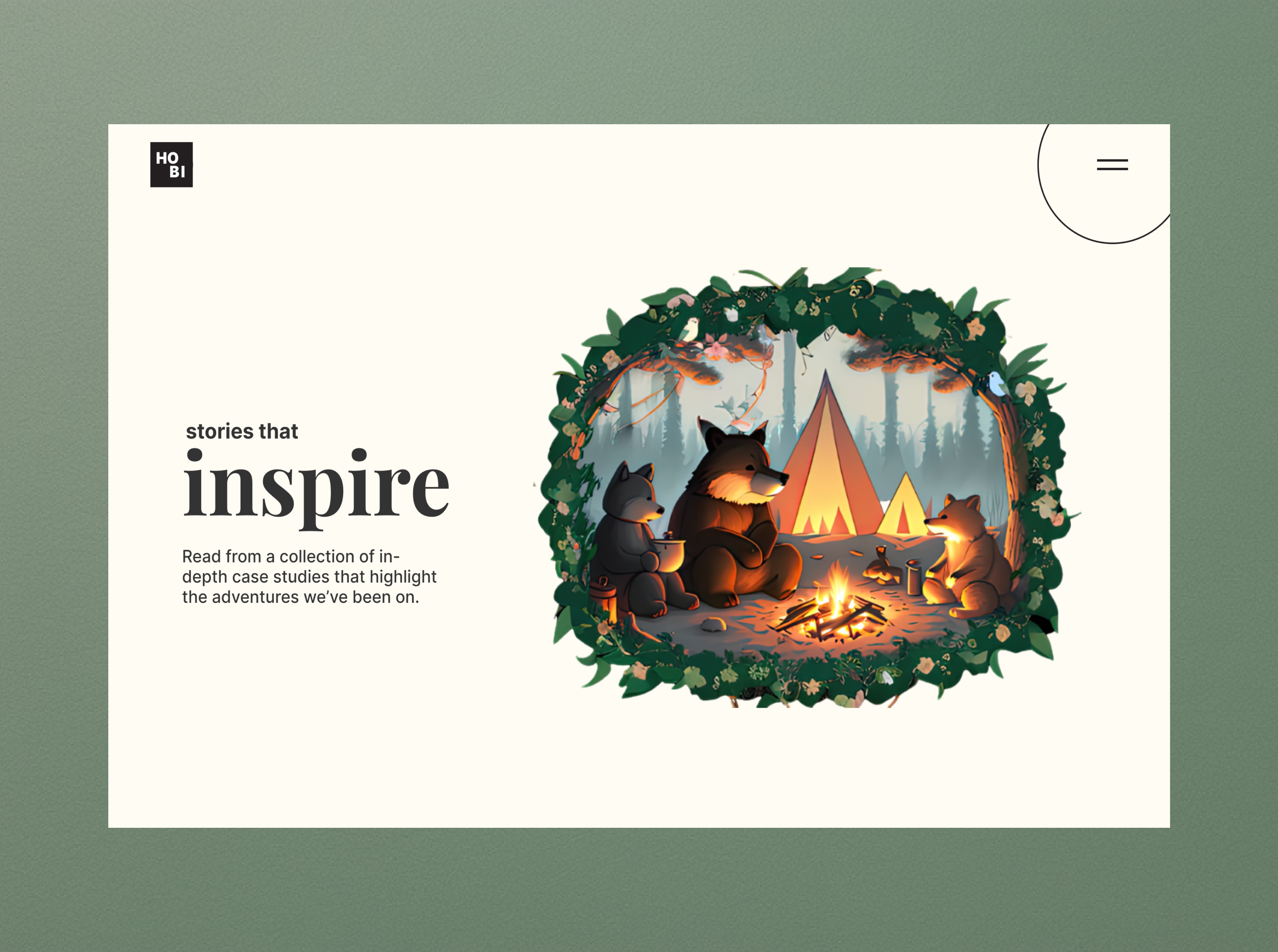 Hero Section for Projects & Case Studies | Portfolio Design agency branding concept design graphic design illustration ui vector