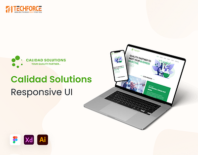 Calidad Solutions - Responsive UI art branding design graphic design ui ux webdesign