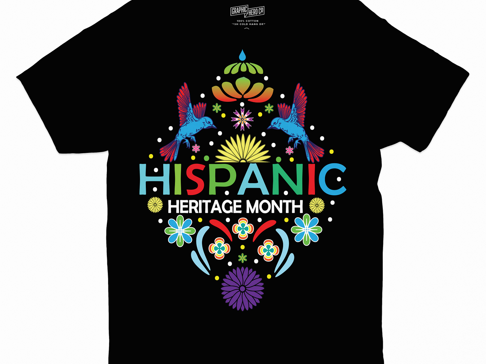 HISPANIC HERITAGE MONTH T-SHIRT DESIGN by Md. Mahmudur Raphey on Dribbble