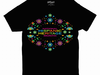 NATIONAL HISPANIC HERITAGE MONTH T-SHIRT DESIGN awesome t shirt design custom t shirt custom t shirt design design design on black t shirt eye catching tshirt design hispanic heritage design hispanic heritage t shirt design t shirt t shirt design typography design typography t shirt design