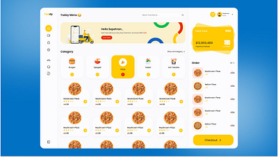 Order Food Panel 🍕 branding dashboard food food delivery home isepehran order panel plants website sepehran ui ux