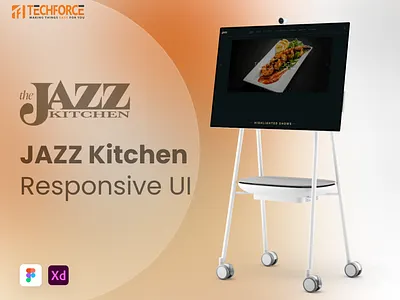 Jazz Kitchen - Responsive UI art branding design graphic design illustration logo ui ux vector webdesign