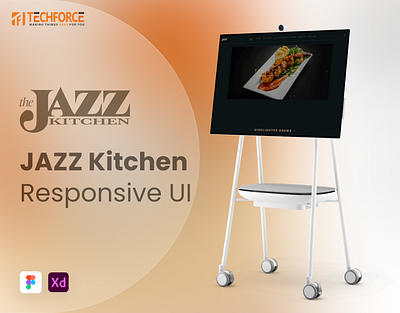 Jazz Kitchen - Responsive UI art branding design graphic design illustration logo ui ux vector webdesign
