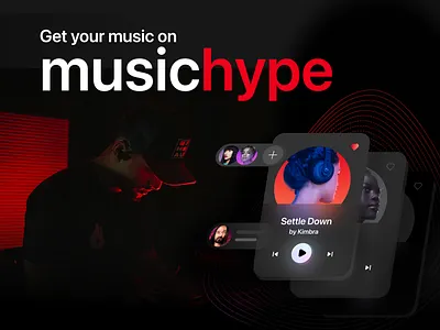 The Future of Music ✌️ artists audio djs music music website player songs stream tracks user experience design website