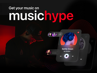The Future of Music ✌️ artists audio djs music music website player songs stream tracks user experience design website