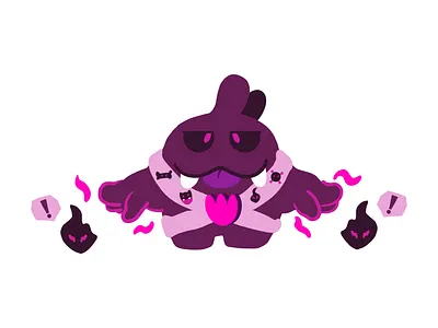 Necromancer Squeak design illustration
