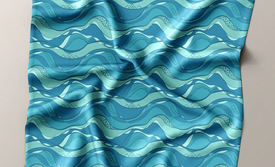Waves of water pattern fabric graphic design nature pattern summer wallpaper