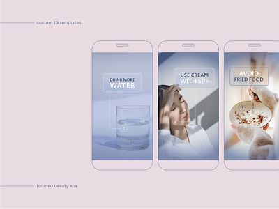 Instagram Med Spa branding design graphic design igdesign instadesign instagram social media social media design templates