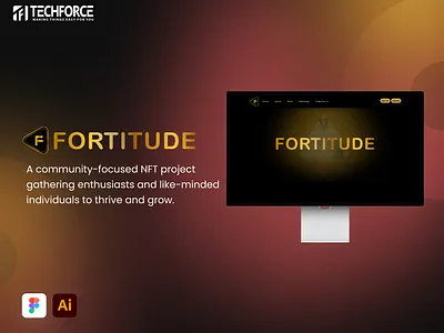 Fortitude - Responsive UI branding design graphic design logo ui ux vector webdesign