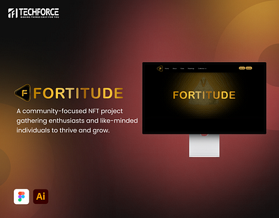 Fortitude - Responsive UI branding design graphic design logo ui ux vector webdesign