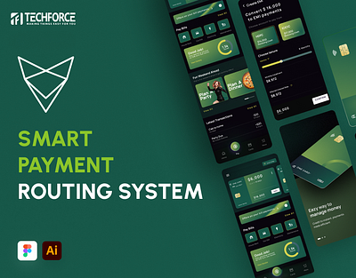 Smart Payment Routing System - Mobile App art branding design graphic design illustration logo ui ux vector webdesign