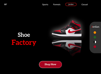 Shoe Factory app design figma graphic design jordan jordans mobile mobile design shoe shoe app shoe design shoe website shoes ui