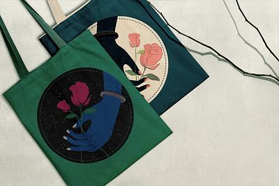 Tote Bag design illustration