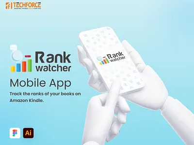 Rank Watcher - Mobile App branding design graphic design ui ux