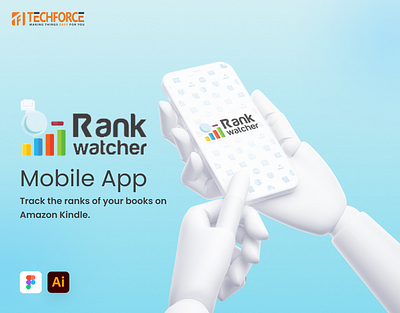 Rank Watcher - Mobile App branding design graphic design ui ux