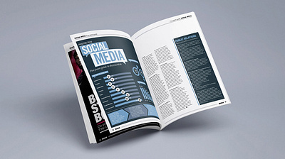 Magazine layout graphic design infographic magazine layout