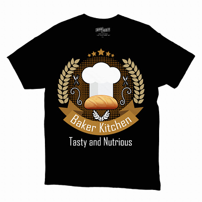 T-SHIRT ON BAKER KITCHEN awesome t shirt design baker kitchen design baker kitchen t shirt design custom t shirt custom t shirt design design design on black t shirt eye catching tshirt design t shirt t shirt design t shirt on baker kitchen