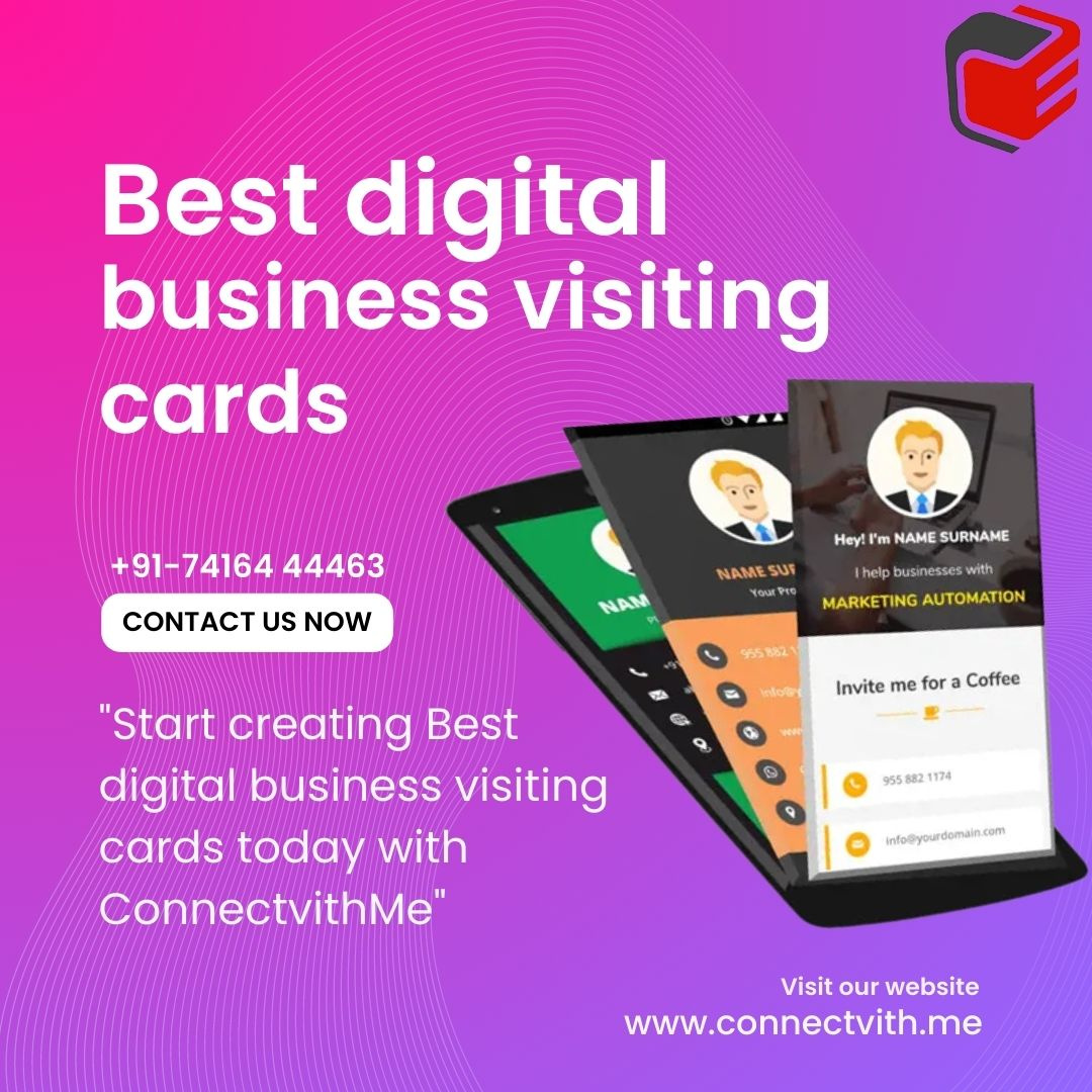 Best Digital Business Visiting Cards Start Creating Today at C by