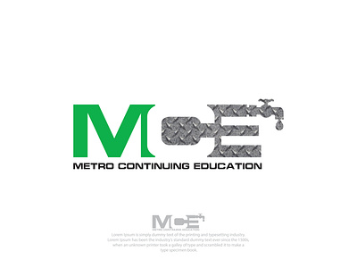 Metro Continuing Education best logo designer branding design graphic design illustration logo logo design logo maker mce mce logo minimalist nagative space logo