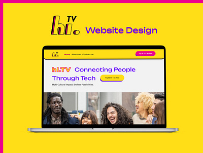 Hi.TV Website Design uiux web design