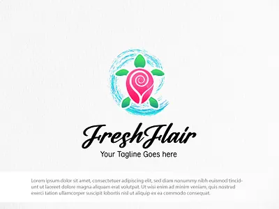 Fresh Flair Logo Template affordable logo design scent