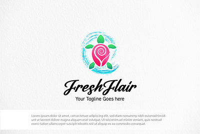 Fresh Flair Logo Template affordable logo design scent