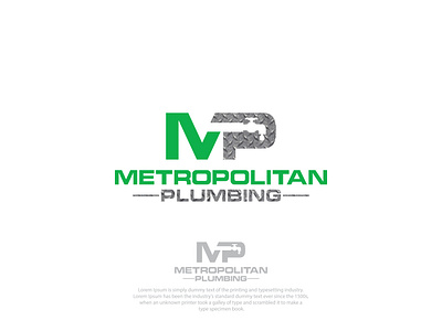 Metropolitan Plumbing logo best logo designer branding design graphic design illustration logo logo design logo maker minimalist plumbing plumbing logo ui