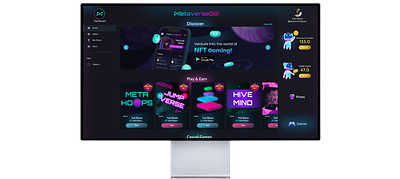 MetaverseGo Client WEB3 App design graphics thinking ui ux