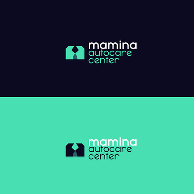 Mamina Autocare Center Branding branding graphic design logo