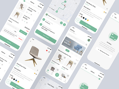 Furniture E-commerce Mobile App app app design clean decoration e commerce design ecommerce furniture furniture app furniture store marketplace mdrimel mobile design mobile ui onlineshop shop shopping shopping app ui design ui ux design ux ui