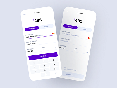 Payment | Credit Card Checkout | Daily UI app card credit cards design finance form input minimal mobile payment tabs ui ux
