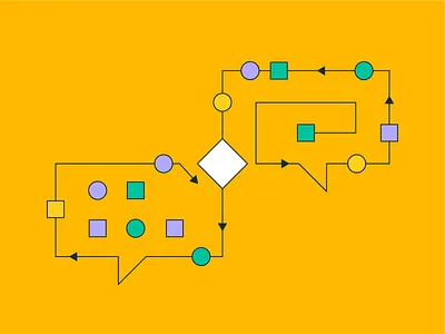 User Interview brand illustration chat circles digital illustration flat illustration graphic design illustration line art product illustration shapes speech bubble squares ui user interface user interview user research