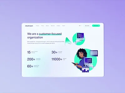 Web Design Video Case Study - Icons/Illustrations 2d adobe after effects graphic design icon icons illustration illustrations illustrator iphone landing page layout minimal mobile ui ui ui design ux video web website