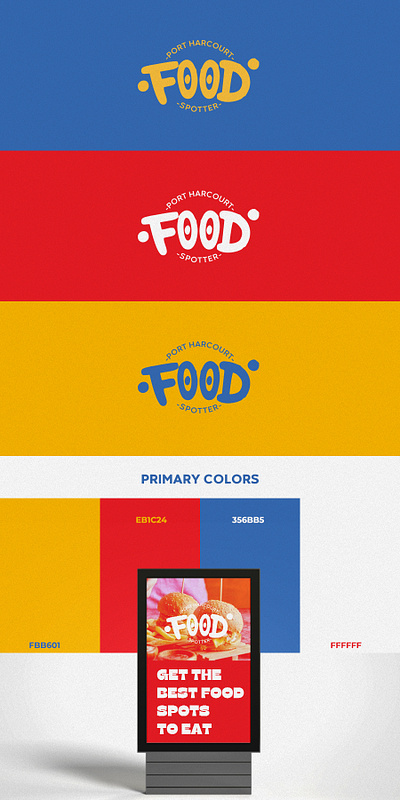 food spotter brand design branding design graphic design logo typography