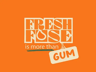 Fresh Fuse brand designer brand identity branding chewing gum chewing gum packaging packaging visual identity