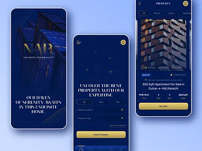 NAP. Property App buy porperty concept design concept idea interaction design mobile app property real estate rent property ui user experience user interface ux