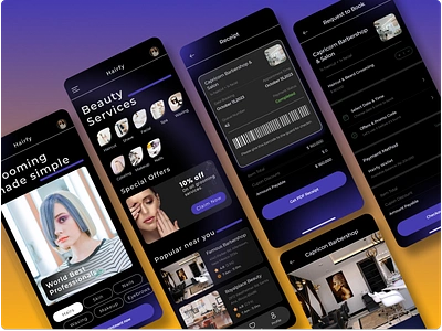 Beauty Marketplace App beauty app beauty product beauty salon cosmetics design fluttertop hair hairdresser makeup manicure massage pedicure salon salon beauty skincare spa therapy treatment uiux wellness