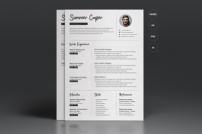 Professional Resume/CV resume bundle
