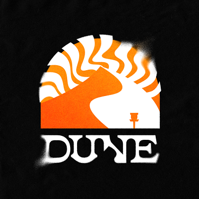 DUNE Branding branding design disc golf dune sand dune