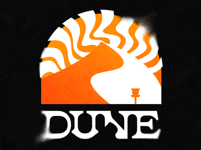 DUNE Branding branding design disc golf dune sand dune