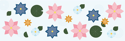 shapes into flowers geometry illustration shapes vector