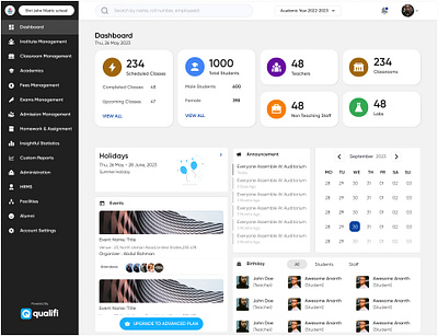 Q - Qualify School Dashboard Work